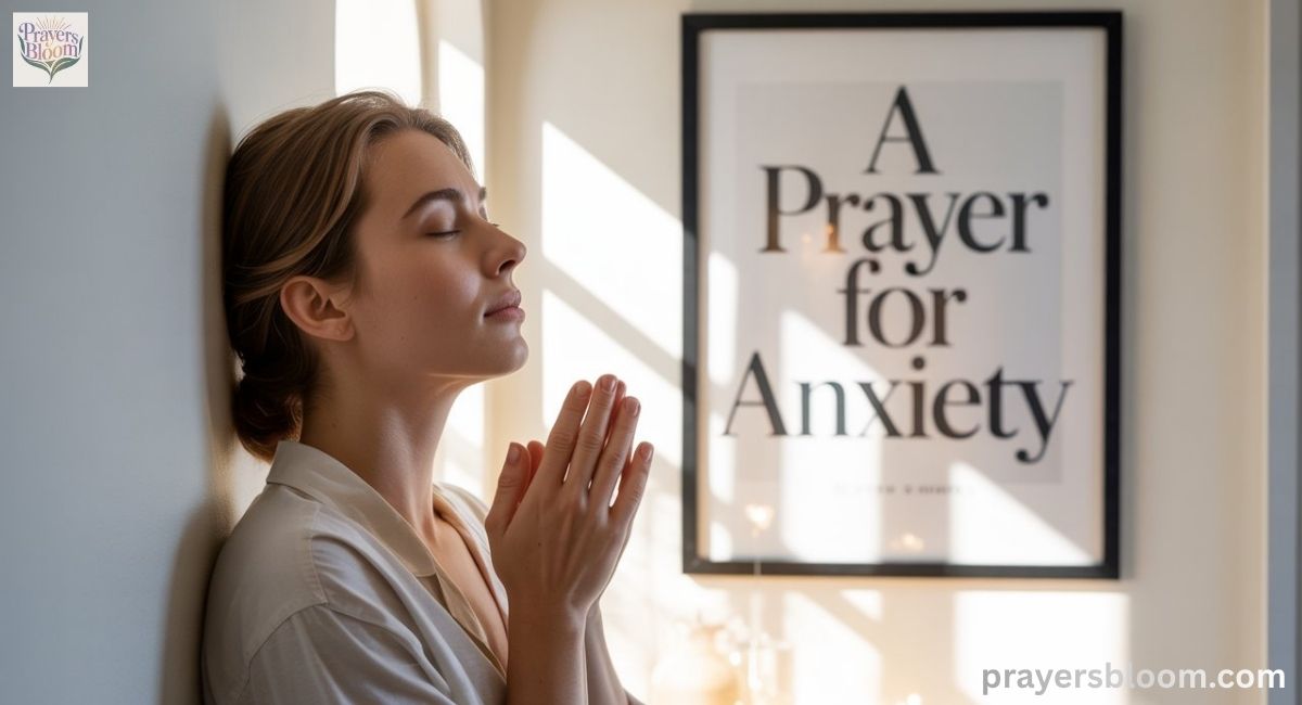prayer for anxiety