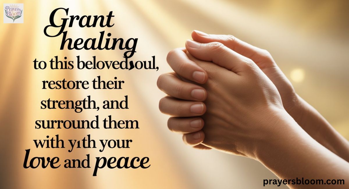 short prayer for healing and recovery for someone