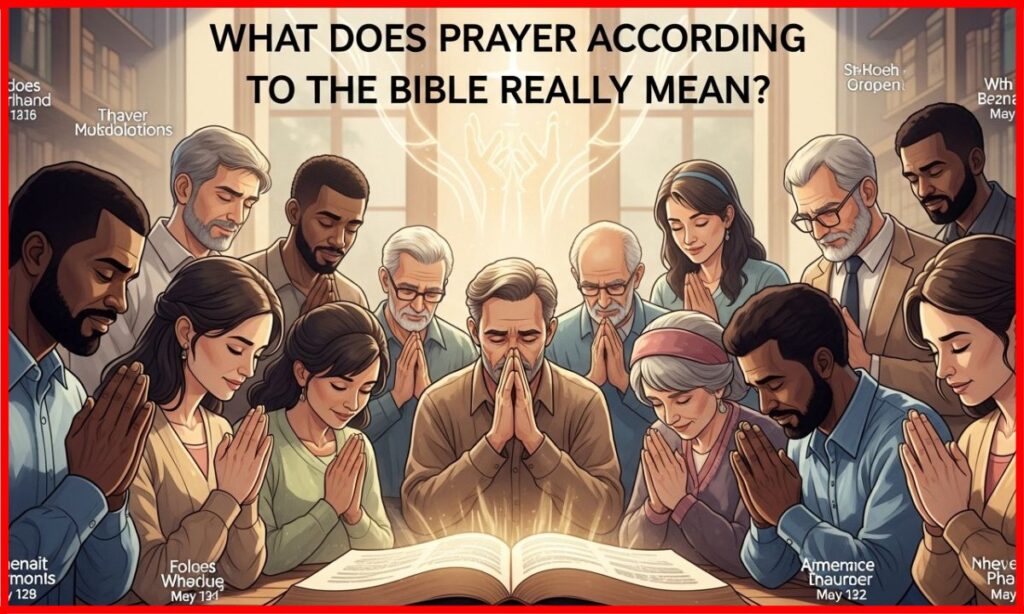 Prayer According to the Bible Really Mean