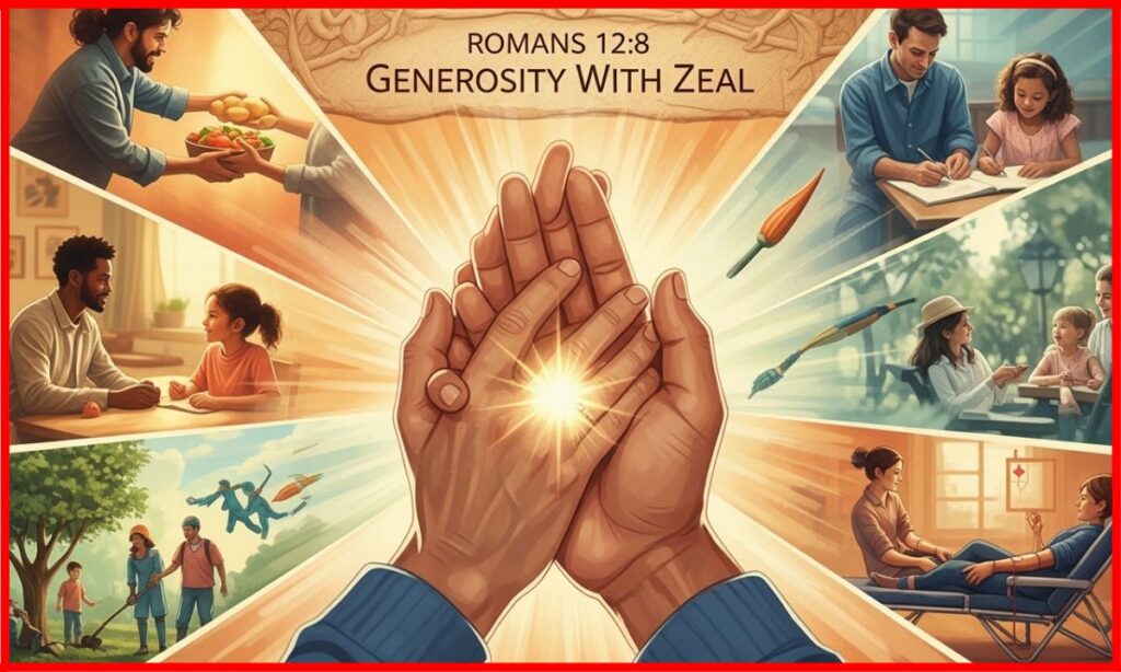 Romans 12:8 Generosity With Zeal