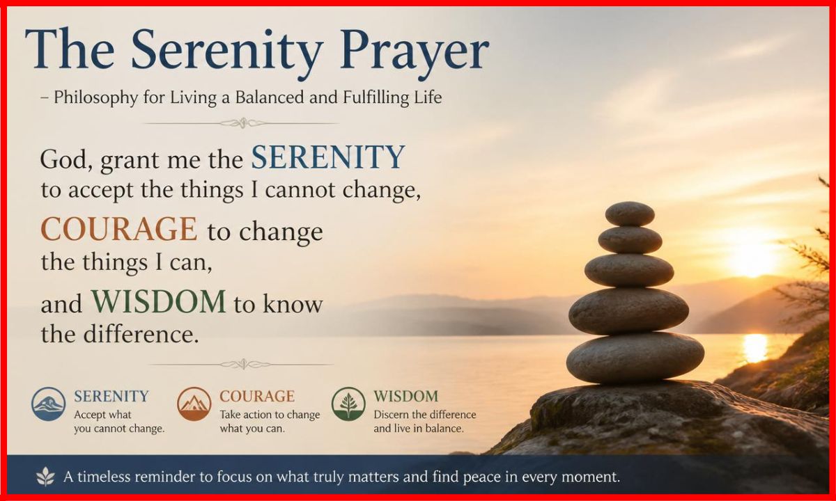 Serenity Prayer