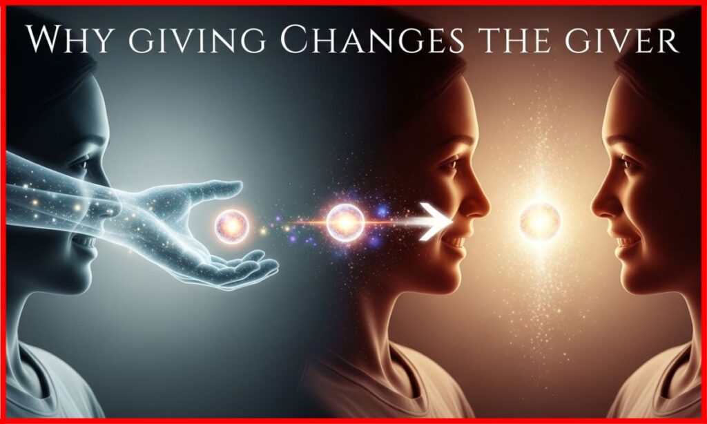 Why Giving Changes the Giver