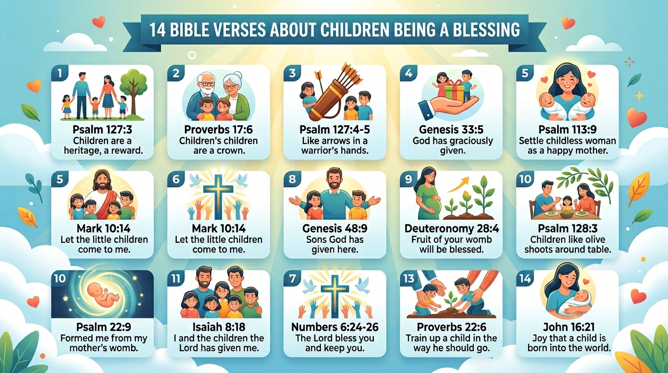 14 Bible Verses About Children Being A Blessing