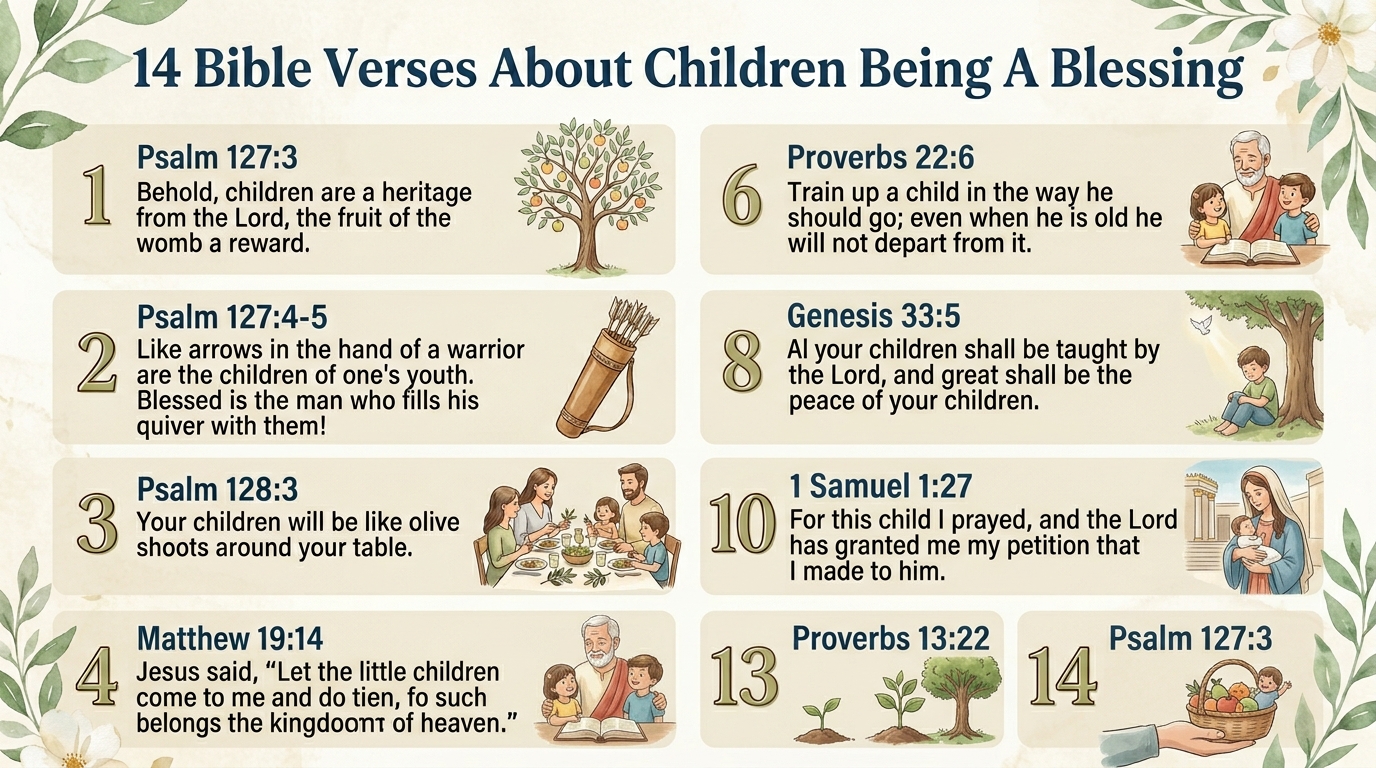 14 Bible Verses About Children Being A Blessing