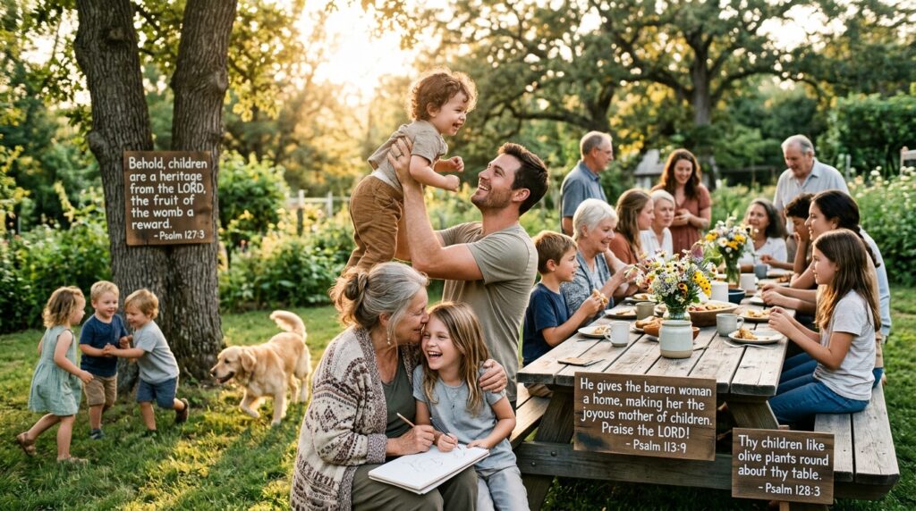 Bible Verses About Children Being A Blessing in the Psalms of Life and Joy