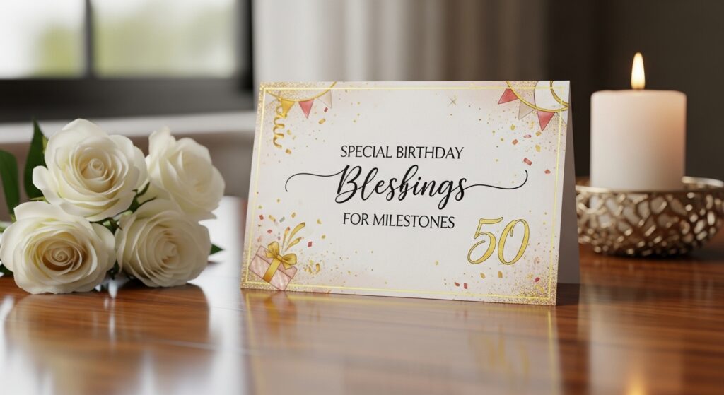 Birthday Blessings for Milestones