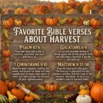 25 Fall Bible Verses About Harvest