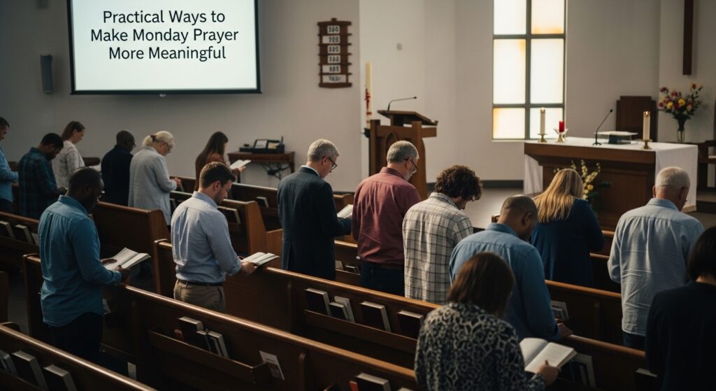 Monday Prayer More Meaningful