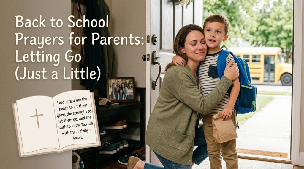 School Prayers for Parents Letting Go