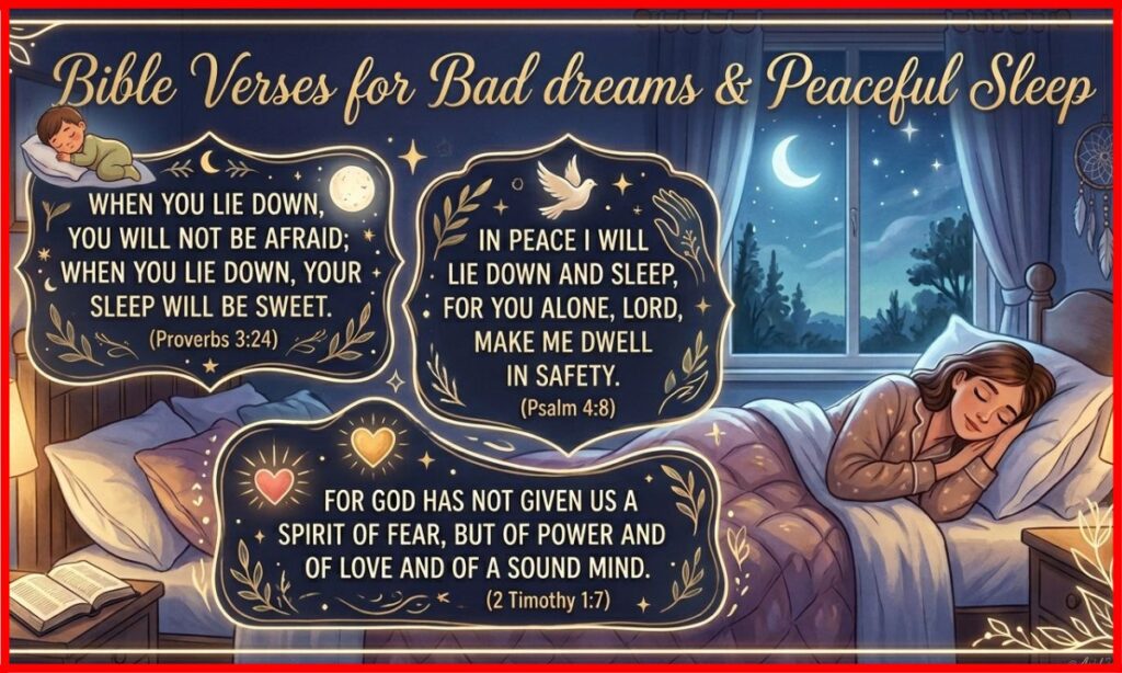 Bible Verses for Bad Dreams