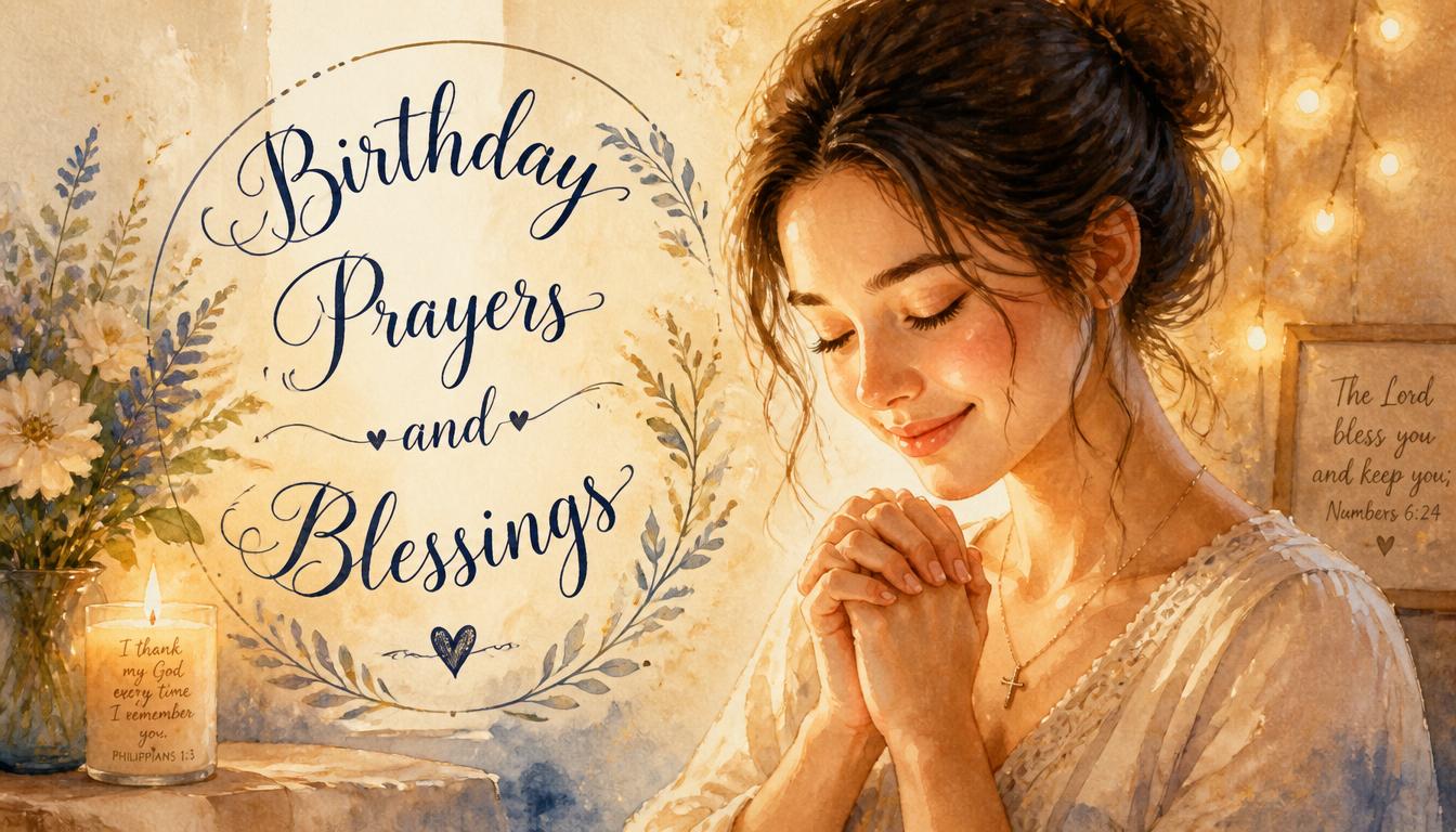Birthday Prayers and Blessings