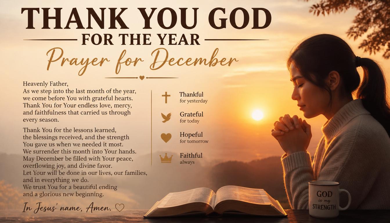 THANK YOU GOD FOR THE YEAR