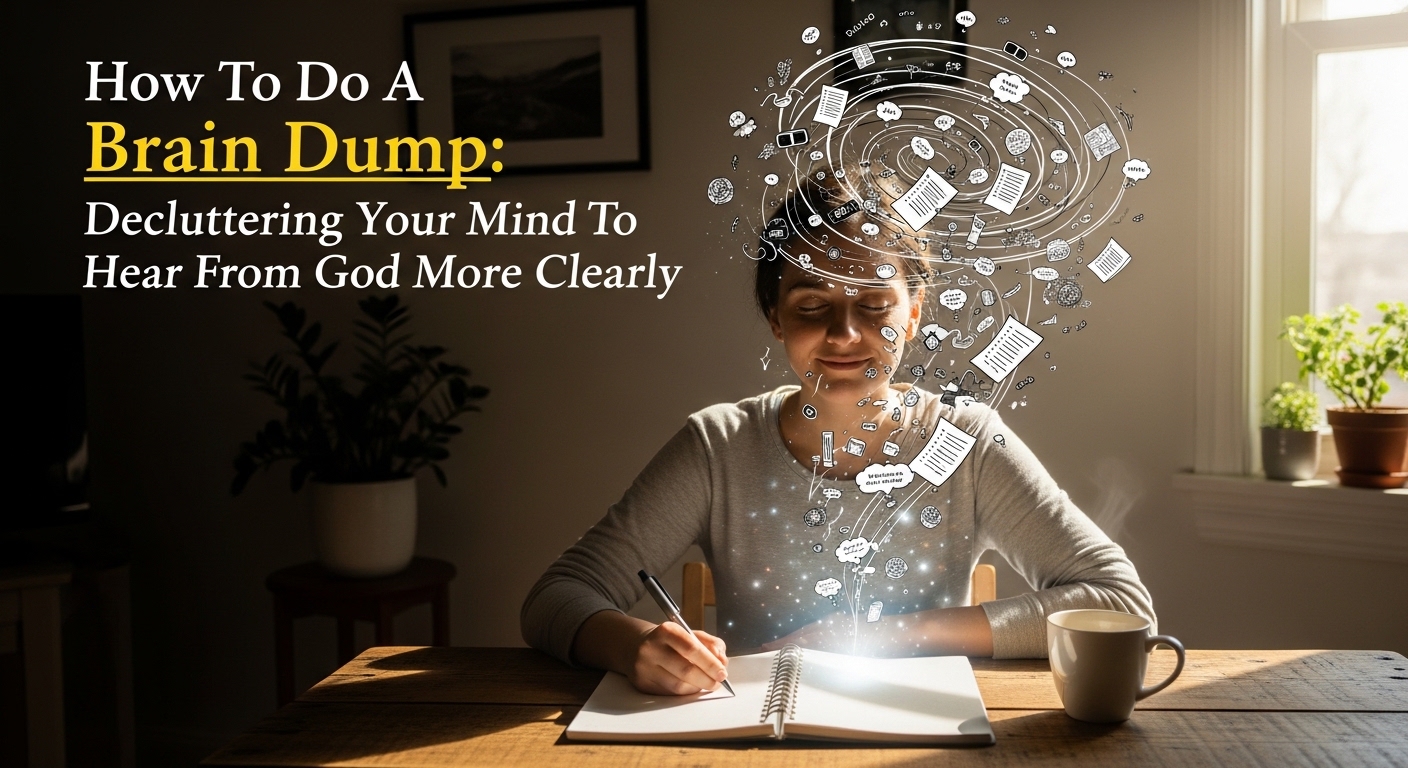 How To Do A Brain Dump: Decluttering Your Mind To Hear From God More Clearly