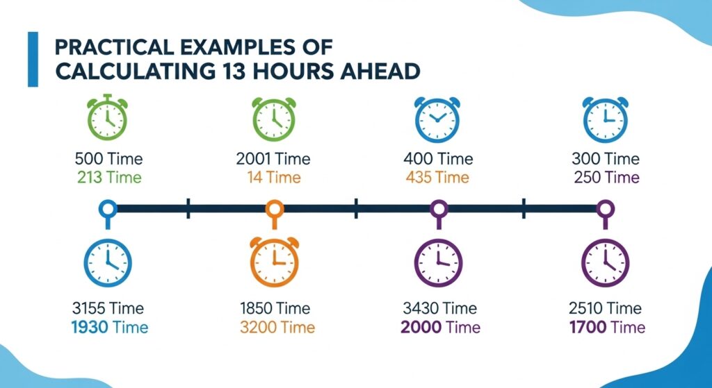 Calculating 13 Hours Ahead