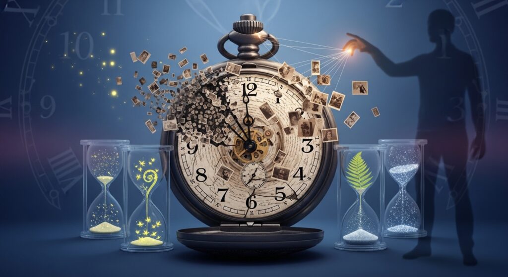 Between Clock Time and Human