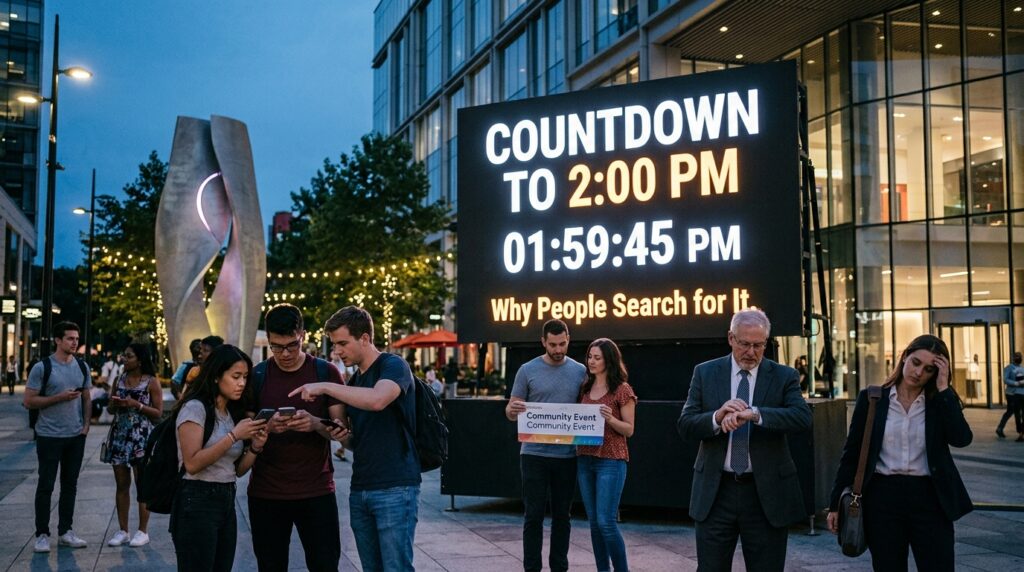 Countdown to 2:00 PM