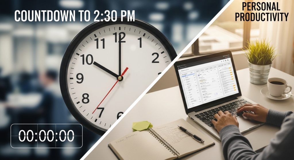 Countdown to 2:30 PM