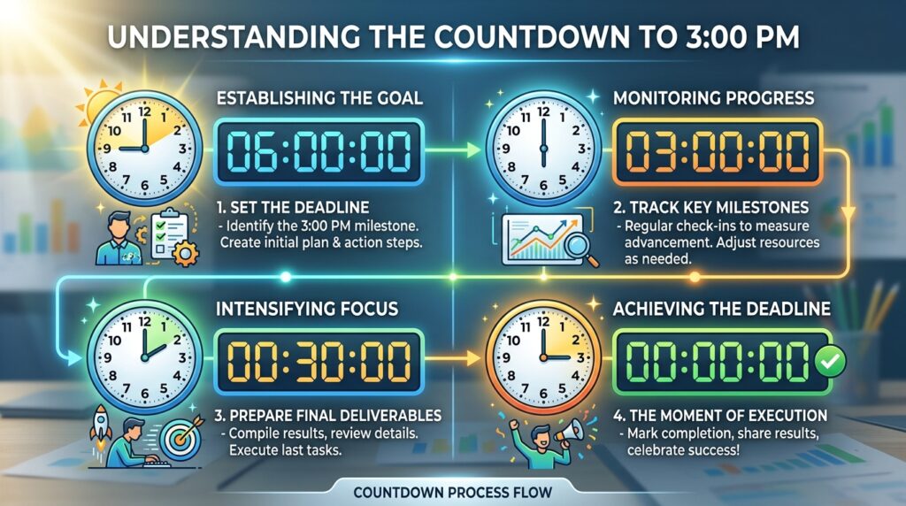 the Countdown to 3:00 PM