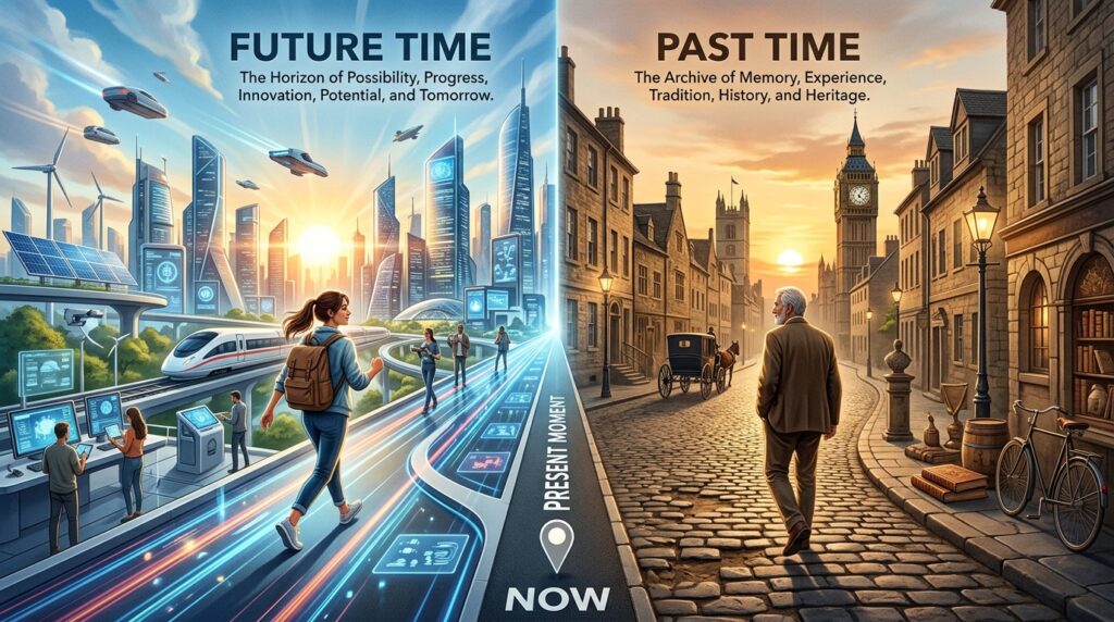 Future Time Versus Past Time