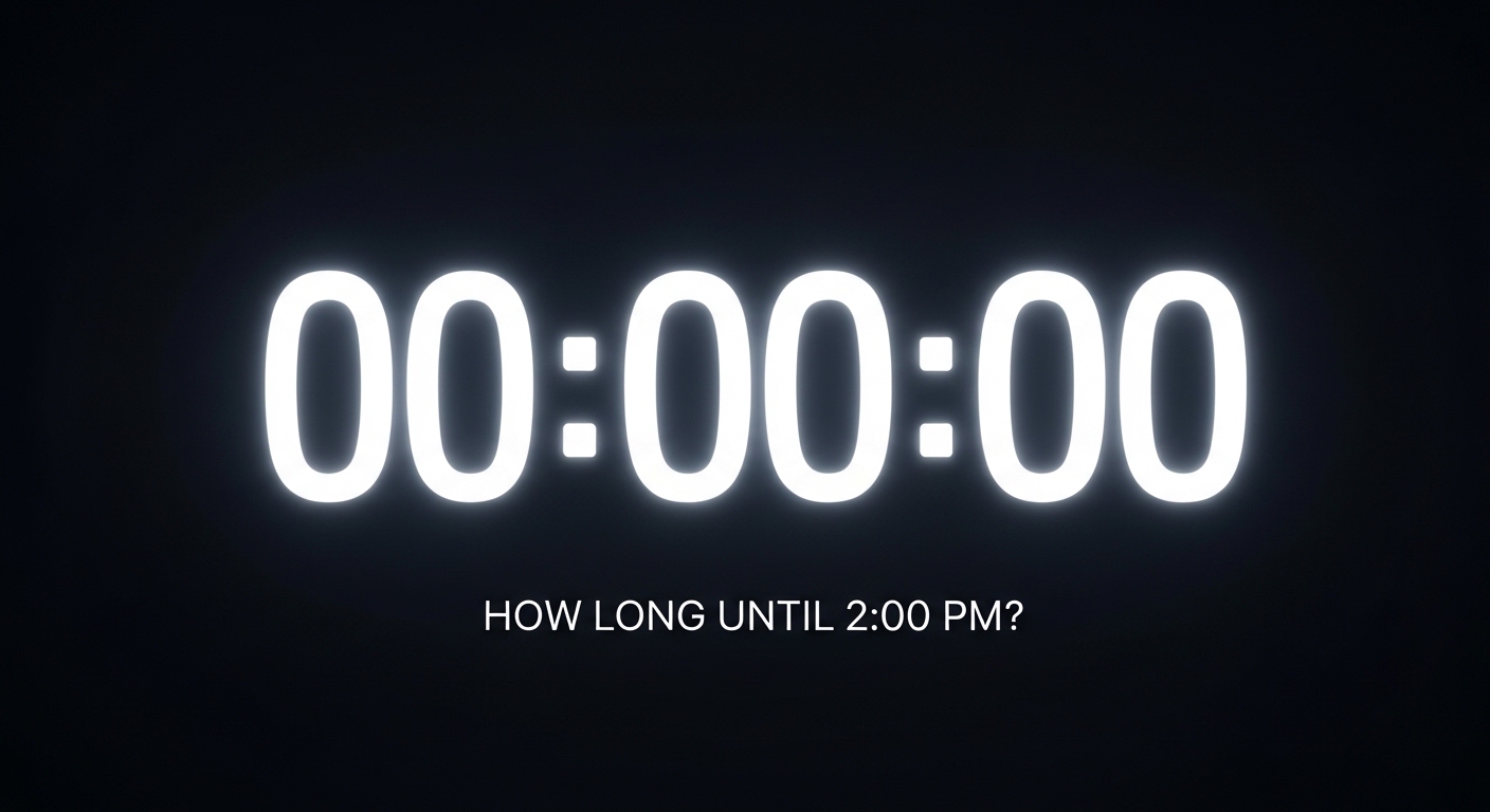 How Long Until 2:00 PM?