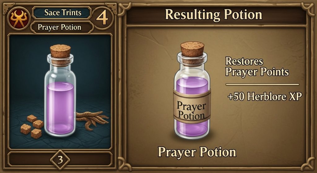 Prayer Potions in OSRS