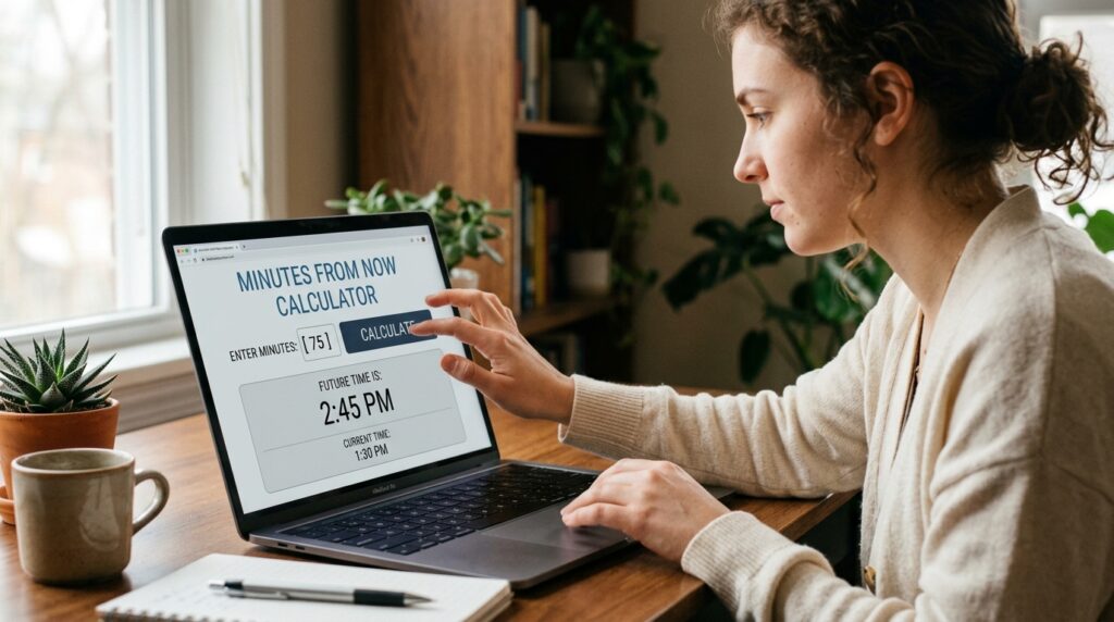 Using a Minutes From Now Calculator