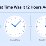 What Time Was It 12 Hours Ago?