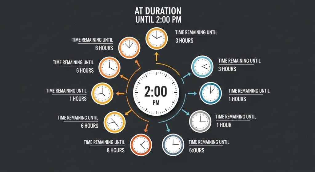 How Long Until 2:00 PM During
