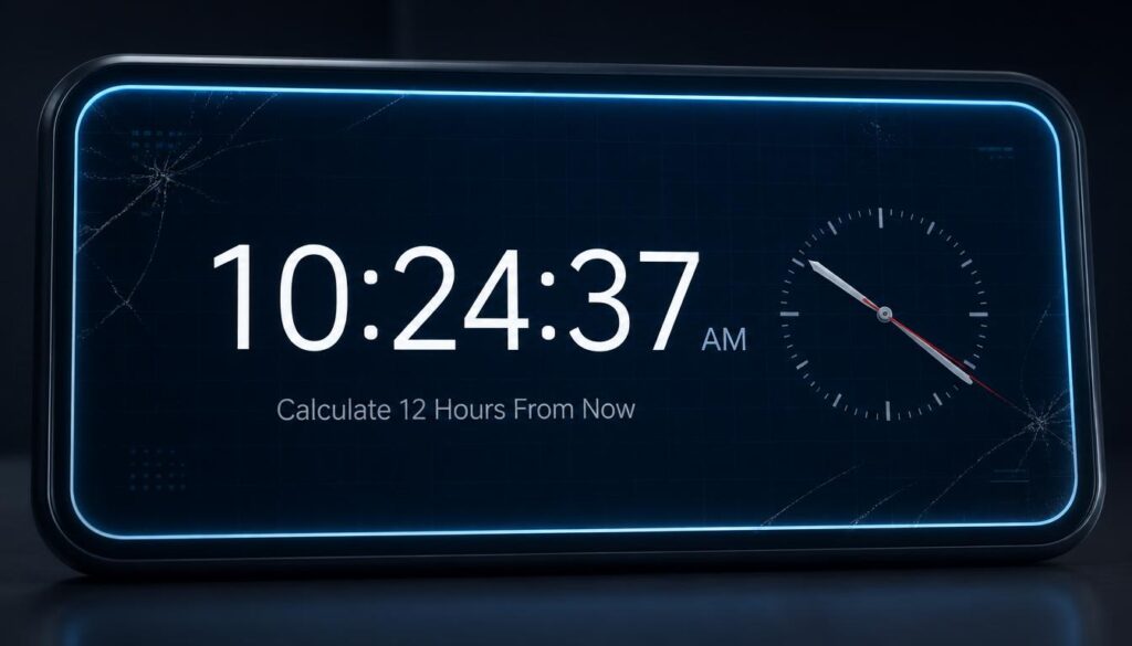 How to Calculate 12 Hours From Now