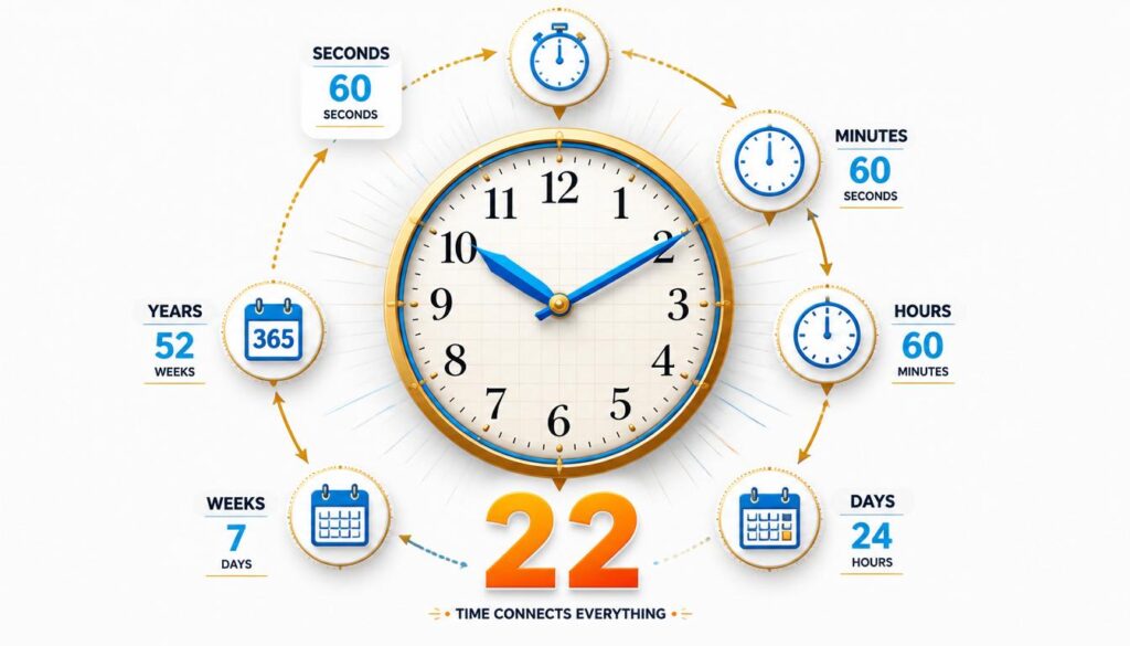 Converting 22 Hours Into Other Units