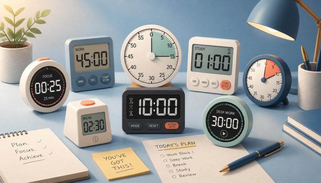 Countdown Timers for Productivity
