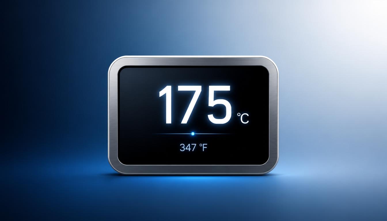 175 Degrees Celsius in Fahrenheit?