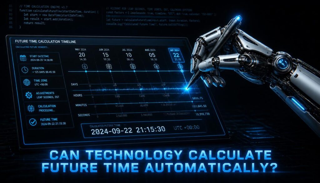 Can Technology Calculate Future Time