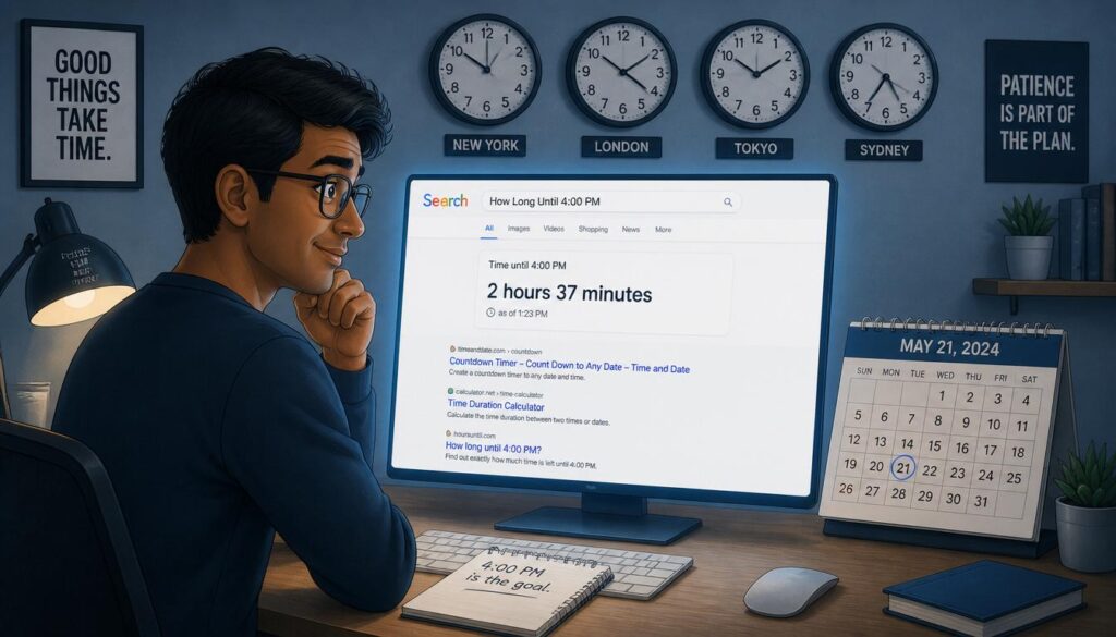 Long Until 4:00 PM